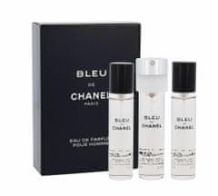 Chanel 60ml bleu de 3x 20 ml, parfémovaná voda, náplň