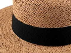 Kraftika 1ks přírodní sv. dámský letní klobouk / slamák, klobouky