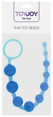 TOYJOY 10 análních kuliček modré