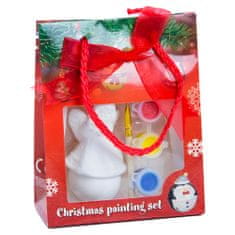 H&S Sádrové Odlitky Pro Malování Ozdob Na Vánoční Stromeček Sněhulák Bomba