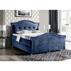 Bader Germany (3373) ANNA luxusní boxspring postel 160x200cm modrá