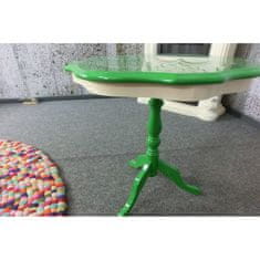 Domus Mobili Italy (2799) INTARSIO dobový odkládací stolek zelený