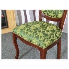 Domus Mobili Italy (250) SEDIA CASTELLO zámecká židle zelená,set 2 ks