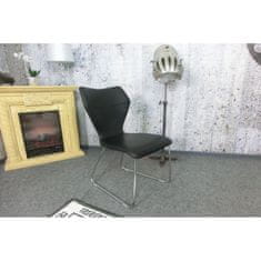 Hoffner (3014) SEKA design luxusní kožená židle antracit