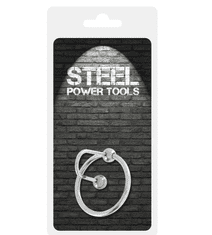 Steel Power Tools Dilatátor s kroužkem na žalud (spermstopper), 8 mm