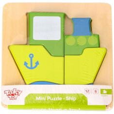 Tooky Toy TOOKY TOY Puzzle Tlusté cihly Puzzle Ship 6 e