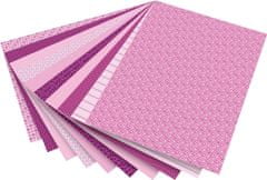 Folia Paper Kreativní papír sada basic růžová
