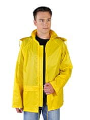 Bunda do deště s kapucí žlutá kpnpy velikost m