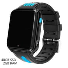 Klarion Dětské černo-modré smart hodinky H1-2023 48GB s bezkonkurenční výdrží baterie