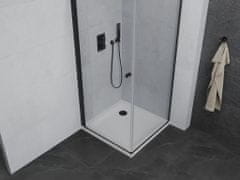 Mexen Pretoria sprchový kout 80x80, transparent, černá + sprchová vanička včetně sifonu (852-080-080-70-00-4010B)