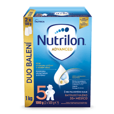 Nutrilon 5 Advanced batolecí mléko od uk. 35. měsíce 2x 1000 g