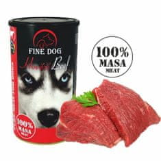 Fine Dog FINE DOG konzerva 100% hovězího masa 1250g
