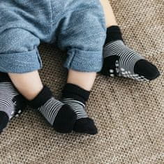 KipKep Dětské ponožky Stay-on-Socks ANTISLIP 12-18m 1pár Black