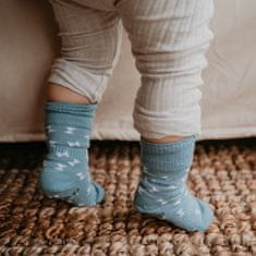 KipKep Dětské ponožky Stay-on-Socks ANTISLIP 12-18m 1pár Party Blue