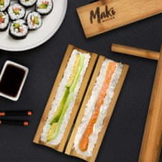 Northix Maki Master, Sushi-Kit - Bambus 