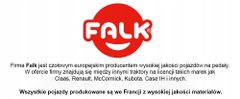 Falk Růžová široká kola FALK Jeździk Racing na 2 roky