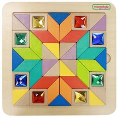 Masterkidz MASTERKIDZ Puzzle Mozaika Učící se barvy a tvary