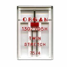 Organ dvojjehla stretch 130/705H-75/4mm 1ks