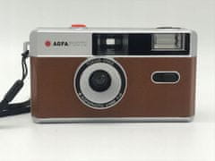 AGFA AgfaPhoto analogová kamera na 35mm (135) film + lampa - hnědá