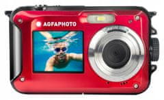 Podvodní kamera 24MP VIDEO HD 3M Agfaphoto - Červené