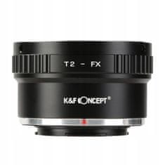 K&F Concept Adaptér / Redukce pro Fujifilm Fuji X na T2 T-mount / KF06.107