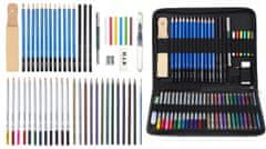 H&B Profesionální výtvarná sada pastelky, tužky, doplňky / H&B 52v1