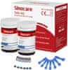 Sinocare  set 50 náhradních proužků + 50 lancet pro glukometr Safe AQ Smart