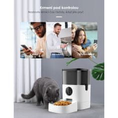 SYMPLEE  DU4L-W chytrý dávkovač krmiva pro psy a kočky s ovládáním přes mobilní aplikaci, WiFi, 4l