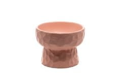 limaya Limaya vyvýšená keramická miska pro psy a kočky růžová 15,5 cm