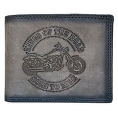 YSHOP kožená motorkářská peněženka 13