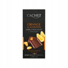 Cachet Čokoláda s pomerančovou příchutí a mandlemi