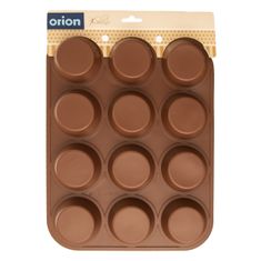 Orion Forma silikon muffiny 12 hnědá