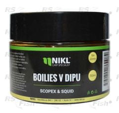 Nikl Boilies v dipu - Scopex & Squid