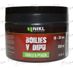 Nikl Boilies v dipu - Chilli & Peach