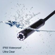 W-STAR W-Star WIFI endoskop WEF1505m, 5m měkký kabel UHD 1200P, 8mm, iOS, adroid, PC 