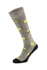 Relax Lyžařské ponožky Relax Happy M (31-34) dětské grey yellow
