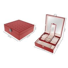 MG Jewelery Box šperkovnice, červená