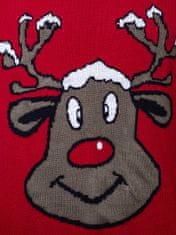 Wayfarer Vánoční svetr se sobem Reindeer červený S