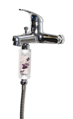 CWT Sprchové krystaly ametyst, křišťál, růženín: Kristall Vital Dusche - vitalizace vody pro Vaši sprchu