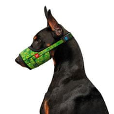 WAUDOG Nylonový náhubek pro psa nastavitelný AVOCADO zelená