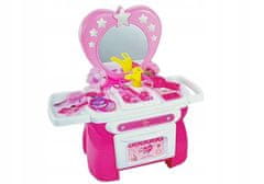 Lean-toys Toaletní stolek Beauty Set + vlasové doplňky