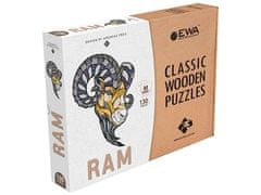 EWA ECO-WOOD-ART RAM | Starý Kozel - plnobarevné klasické dřevěné puzzle