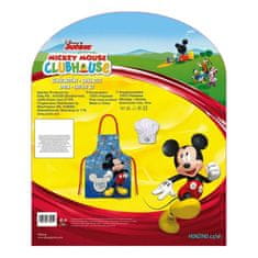 EUROSWAN Dětská zástěra s kuchařskou čepicí Mickey Mouse - Disney