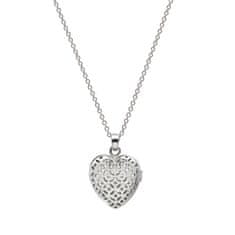 FLO Accessories FLO Parfémový náhrdelník ve tvaru srdce (Stříbrný)