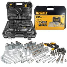 DeWalt Sada nástrčných klíčů 205 el DWMT81534-1