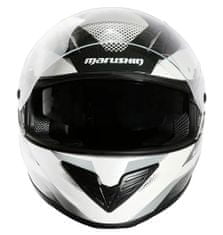 Marushin Motocyklová přilba 999 RS SPACE bílá-černá, XS