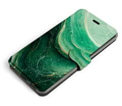 Mobiwear Flip pouzdro na mobil Apple iPhone 5S / 5 / SE - VP38S Zelený mramor