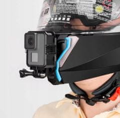 TELESIN Držák na helmu pro GoPro HERO 10 9 8 7 6 5 4 3+ MAX / GP-HBM-MT7