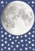 Samolepicí dekorace Crearreda WA L Glow Moon 18112 Svítící měsíc