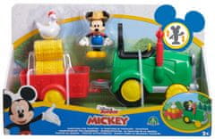 Minnie Mouse Mickey Mouse s traktorem a příslušenstvím.